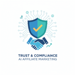 Affiliate trust and compliance with shield, handshake, and AI design