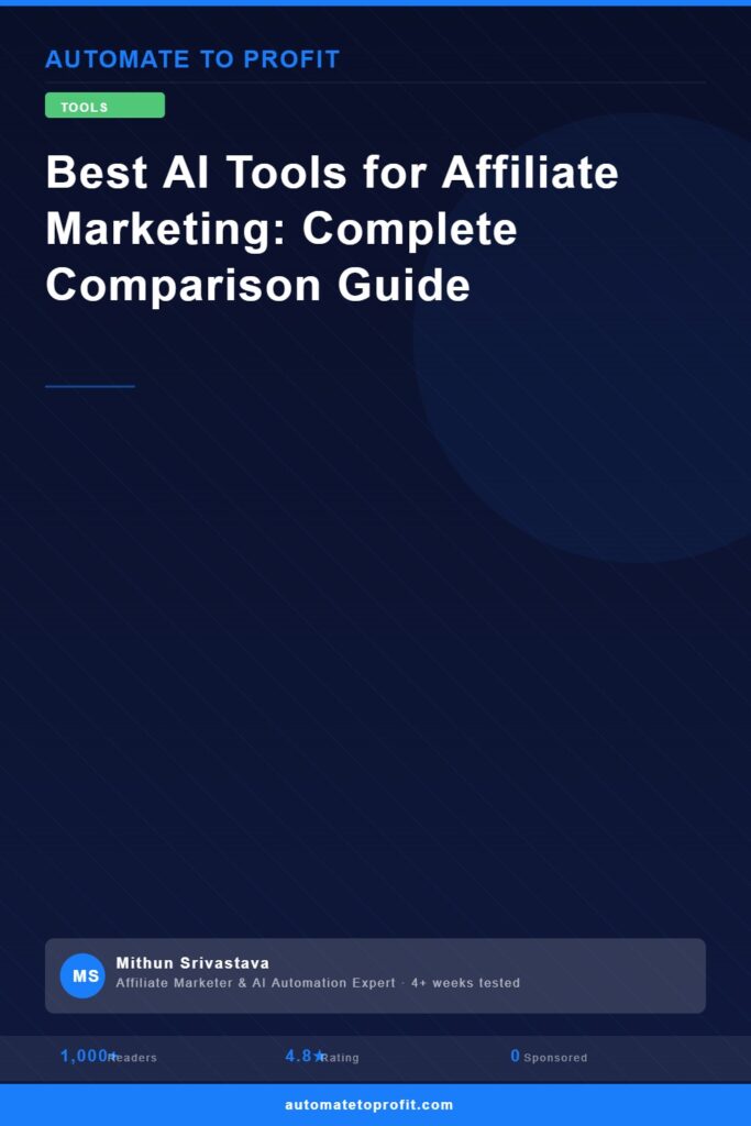 best ai tools for affiliate marketing complete 2025 comparison guide