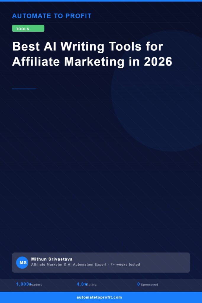 best ai writing tools affiliate marketing