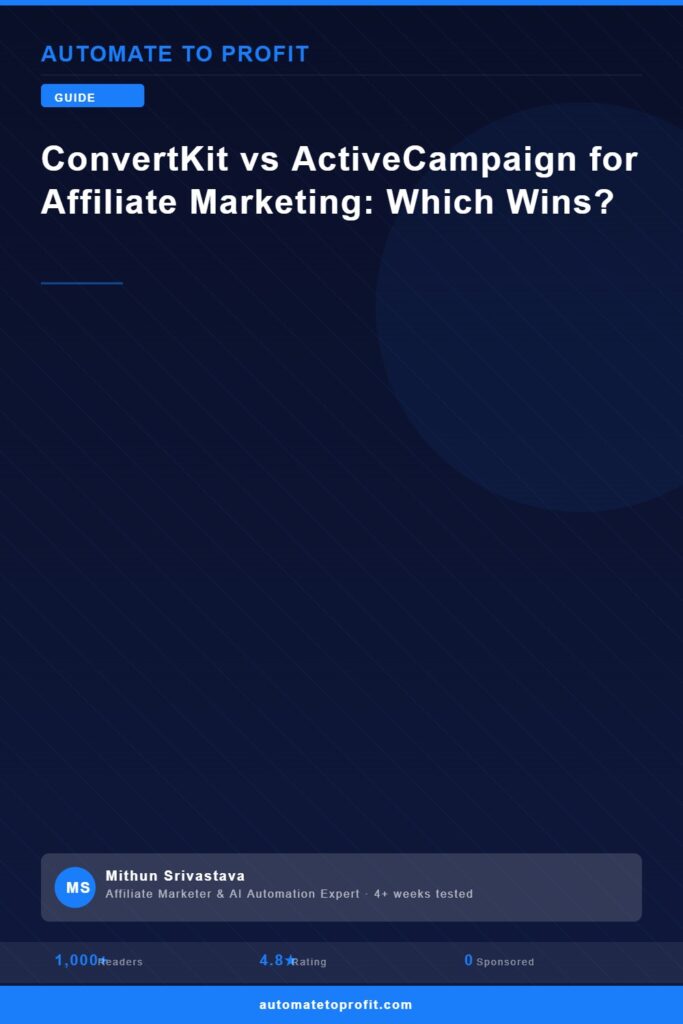 convertkit vs activecampaign affiliate marketing