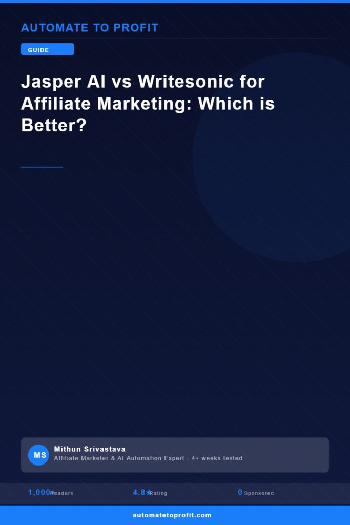 jasper ai vs writesonic affiliate marketing