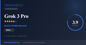 Grok 3 Pro review for affiliate marketers — tested with real spend by Mithun Srivastava