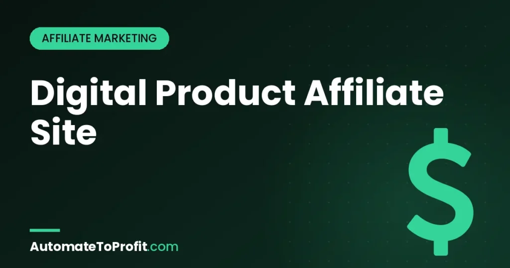 Build a Digital Product for Your Affiliate Site 2026 (MVP Playbook) โ featured image | Automate to Profit